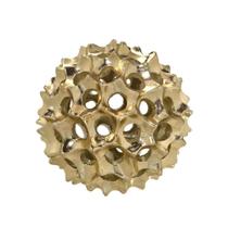 Escultura bola decorativa dourada - Espressione