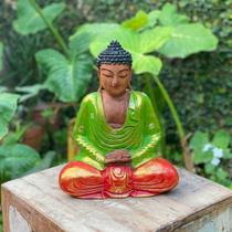 Escultura Buda em Madeira - Indonésia