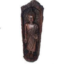 Escultura Buda No Tronco Mudra Abhaya 05556 - Plat1