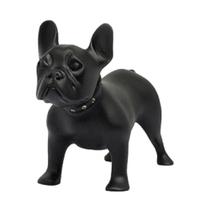 Escultura Bulldog Francês Cor Preta