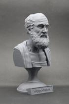 Escultura Busto Hipócrates Médico Grego Pai Da Medicina