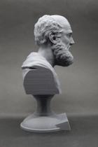 Escultura Busto Hipócrates Médico Grego Pai Da Medicina - V I X 3 D