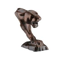 Escultura Busto Pantera Ataque Em Fibra De Vidro, 40 cm