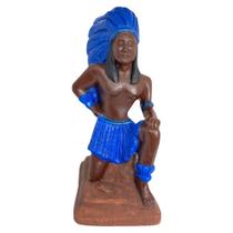 Escultura Caboclo Pena ul 23 Cm Resina