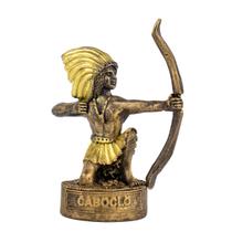 Escultura Caboclo Vintage 8 cm Escultura Caboclo Vintage 8 cm