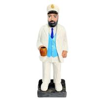Escultura Capitão Dos Mares Marinheiro Da Umbanda 20 Cm Escultura Capitão Dos Mares Marinheiro Da Umbanda 20 Cm