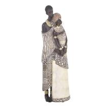 Escultura Casal Africano Luanda 32cm Espressione Escultura Casal Africano Luanda 32cm Espressione