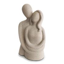 Escultura Casal Romântico Decorativa 19x12cm
