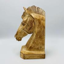 Escultura Cavalo em Resina (branco) 23x14x22cm