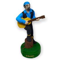 Escultura Cigano ul Claro 11 Cm Em Resina