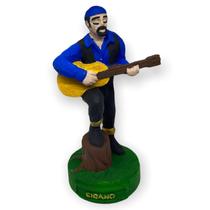 Escultura Cigano ul Escuro 11 Cm Em Resina