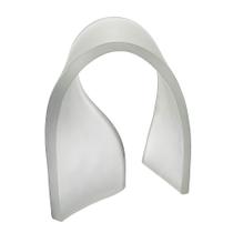 Escultura Cristal Fumê Design Abstrato Alta Decoração