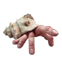 Escultura de caranguejo Horror Shell para decoração de jardim de Halloween