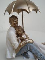 Escultura de casal