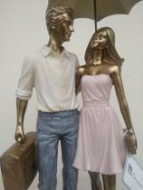 Escultura de casal