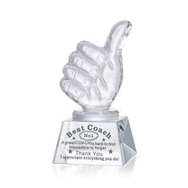Escultura de cristal LONGWIN Coach Gift 6,7 x 12,3 cm 0,5 kg