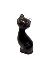 Escultura De Gato Cerâmica Estatua De Gatinho Decoração G