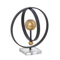 Escultura De Mesa Esferas De Metal Base Acrílico Decorativo Escultura De Mesa Esferas De Metal Base Acrílico Decorativo