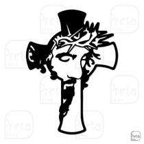 Escultura de Parede Decoração Religião Jesus 50x36cm