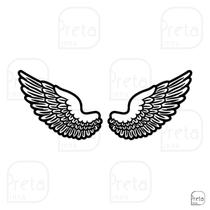 Escultura de Parede Decorativo Asas de Anjo 40x68cm