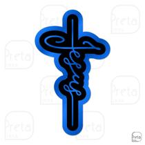 Escultura de Parede Decorativo Religião Jesus 40x23cm