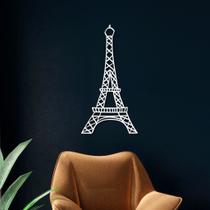 Escultura de Parede em MDF Torre Eiffel - PS Decor