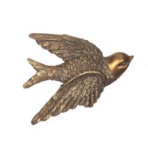 Escultura de parede S-MANTIS Vintage Antique Bird Resin 3,8x5,8 polegadas Escultura de parede S-MANTIS Vintage Antique Bird Resin 3,8x5,8 polegadas