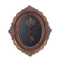 Escultura de parede S-MANTIS Vintage Antique Gold-Key Resin 20x25cm
