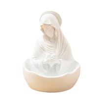 Escultura De Plástico Da Virgem Maria, Estátua Católica Artesanal, Ornamento Religioso Para