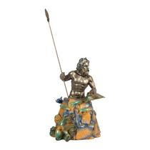 Escultura de Poseidon em Resina Rei dos Mares 30cm Escultura de Poseidon em Resina Rei dos Mares 30cm