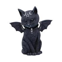 Escultura De Resina De Gato Mágico De Halloween, Estação Independente, Escultura De Animal,
