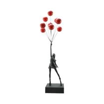 Escultura De Resina Menina Com Balão, Estilo Banksy, Decoração De Casa, Presente De Natal Para Sala