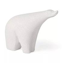 Escultura de Urso Branca 21x28x10,5CM- MART