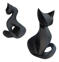 Escultura Decoraçao Gatinho Decorativo Estátua Moderna