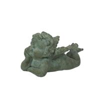 Escultura Decorativa Anjo Rústico em Cimento Cinza 30cm WB3010 BTC Escultura Decorativa Anjo Rústico em Cimento Cinza 30cm WB3010 BTC