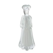Escultura Decorativa Anjo Vidro Branco 8,5x9,5x27cm Escultura Decorativa Anjo Vidro Branco 8,5x9,5x27cm