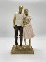 Escultura decorativa avós querido