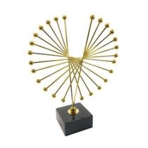 Escultura Decorativa c Base Moderno Maior Design Luxo