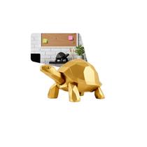 Escultura Decorativa Cachorro Preto Estilo Moderno Minimalista Enfeite Para Sala Escritório e Decoração Luxo -