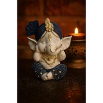 Escultura decorativa de ganesha bebê sentado Escultura decorativa de ganesha bebê sentado