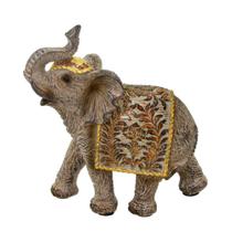 Escultura Decorativa Elefante em Resina 11,5cm
