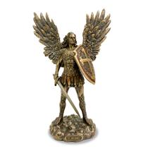 Escultura Decorativa Estatueta Arcanjo Miguel Protetor 27cm