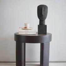 Escultura Decorativa "Face" Em Poliresina Preto 42x14,5 cm M02 - D'Rossi Escultura Decorativa "Face" Em Poliresina Preto 42x14,5 cm M02 - D'Rossi