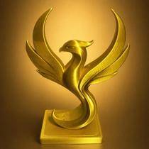 Escultura Decorativa Fênix Minimalista Peça Elegante para Ambientes Modernos - Escultura Decorativa Fênix Minimalista Peça Elegante para Ambientes Modernos -