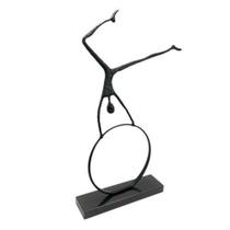 Escultura Decorativa Homem Equilibrista Bambolê luxo Escultura Decorativa Homem Equilibrista Bambolê luxo