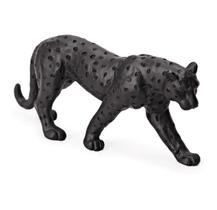 Escultura Decorativa Leopardo Mini Poliresina 17 cm - Mart