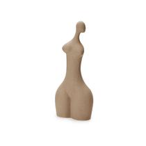 Escultura Decorativa Mulher em Cerâmica 35x14cm Mart