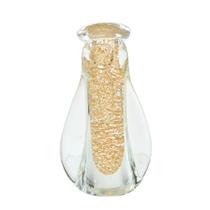 Escultura Decorativa Nossa Senhora em Vidro Dourado 15554-PL Escultura Decorativa Nossa Senhora em Vidro Dourado 15554-PL