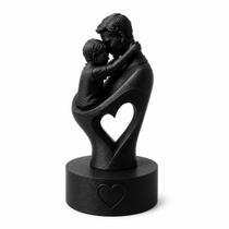 Escultura Decorativa Pai e Filho(a) - Presente Dia dos Pais Cor e Modelo:Preto - Pai e Filho Escultura Decorativa Pai e Filho(a) - Presente Dia dos Pais Cor e Modelo:Preto - Pai e Filho