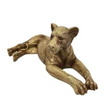 Escultura decorativa pantera